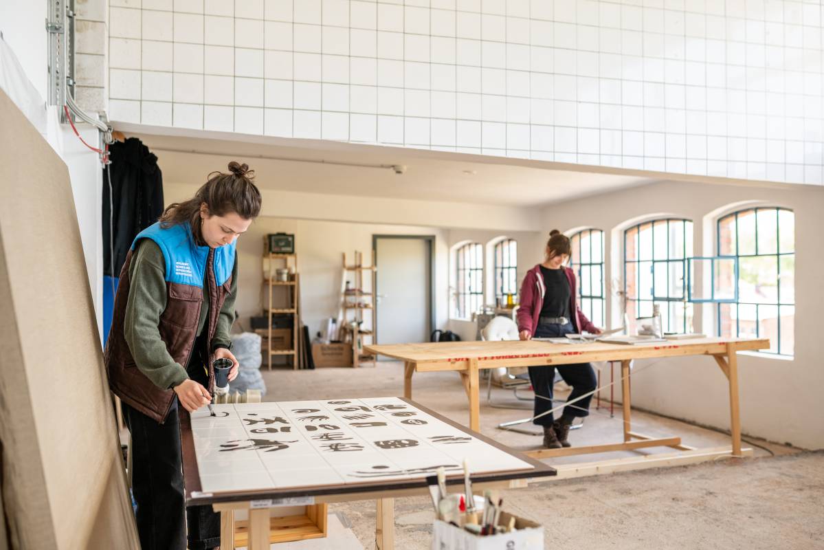 Das Studio war bereits vor der Sanierung beliebt bei Künstler:innen.